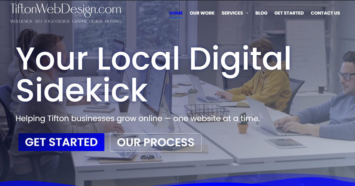 Tifton Web Design Portolio Image